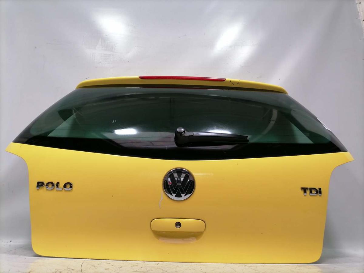 VW Polo 9N3 Bj.2007 original Heckklappe mit Heckscheibe LB1B Sunflower Yellow